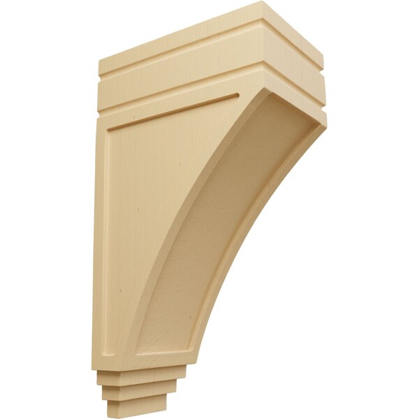 Ekena Millwork 5"W x 7 3/4"D x 14"H Large San Juan Wood Corbel, Alder CORW05X07X14SJAL - main